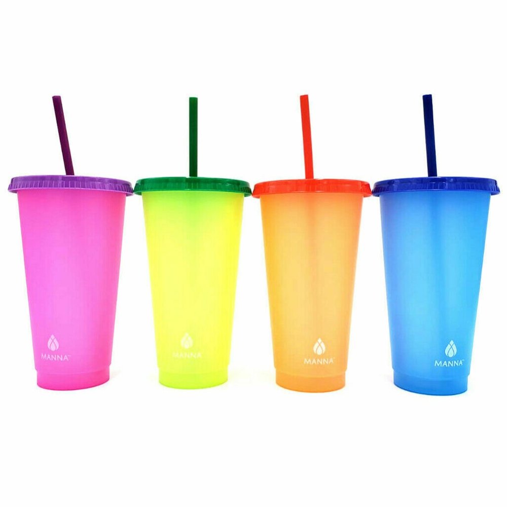 4 Manna Color Changing Color Cups 24 OZ